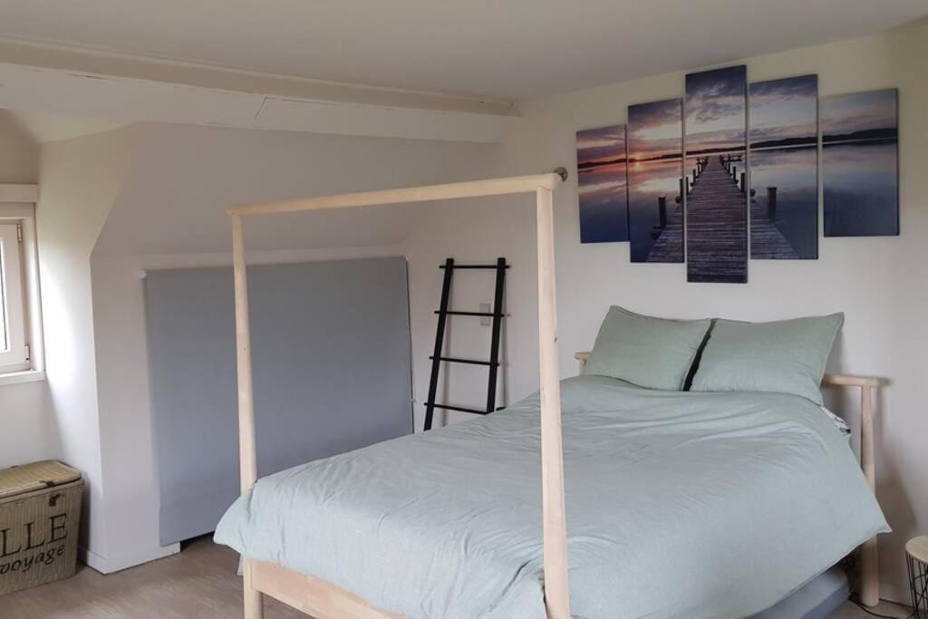 Appartement isolé, 1 chambre avec terrasse privée Ramillies Exterior foto